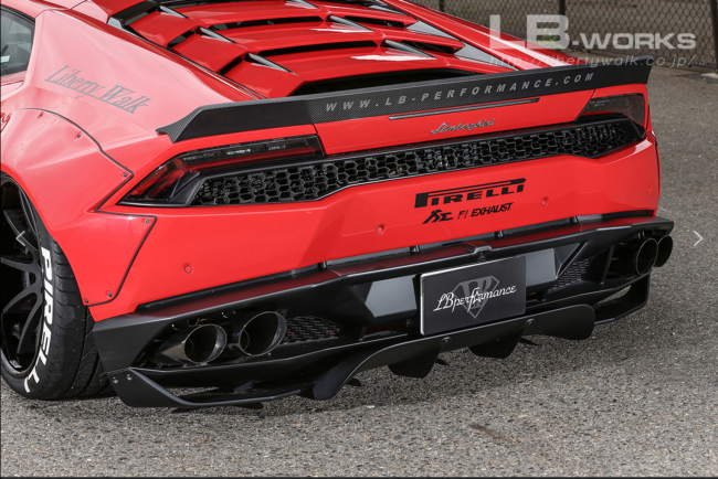 TarmacWorksLB★WORKS LamborghiniHuracánGT Liberty Walk WORKS Lamborghini Huracan Carbon Fibre Reinforced