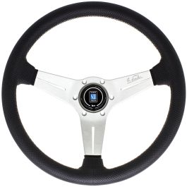 Nardi Deep Corn Perforated Leather Steering Wheel 350mm with Grey