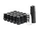 Muteki SR35 Close End Lug Nuts w/ Lock Set - Black 12x1.25 35mm