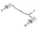 Borla Honda Accord 3.5L/2.4L Sport (13-17) S-Type Axle-Back Exhaust- Singe Oval Rolled Angle Cut Tips