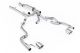 Milltek Sport Ford F150 SuperCrew (5.5ft Bed) Tremor 5.0 V8 2021+ Dual Outlet - Road+ Resonated Cat-Back Exhaust with GT-115 Brushed Titanium Tips