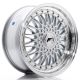 JR Wheels JR9 17x7,5 ET20 4x100/108 Silver w/ Machined Lip+Silver Rivets