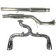 Injen Ford Focus RS (16-18) 3in Cat-Back Stainless Steel Exhaust w/ 4in Black Chrome Tips
