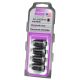 McGard SplineDrive Lug Nut (Cone Seat) M12X1.5 / 1.24in. Length (4-Pack) - Black (Req. Tool)