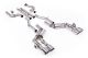 Milltek Sport Chevrolet Camaro Gen 6 SS 6.2L V8 2016-2024 Cat-back Exhaust Unbalanced Straight Center Valved System with Quad GT-115 4.5' Polished Tips
