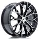 JR Wheels JR49 18x8 ET20-42 5H BLANK Gloss Black Machined Face
