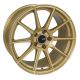 Enkei TS10 17x8 ET45 5x100 72.6mm Bore- Gold