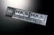 HKS Sticker - Metallic Silver HKS Logo - L/95.5x37mm / M/51.5x20mm / S/27x10.5mm