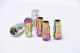 Monster Locking Lug Nut Set of 4 - Chrome Neon 14x1.50