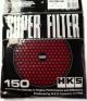 HKS Super Power Flow Filter Element - 150 2row Wet (Red)