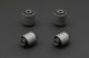 Hardrace Honda Civic (EG) Front Lower Bushing (Hardened Rubber (4PC/Set)