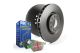 EBC VW Golf MK5 2.0L Turbo GTI (04-09) Front EBC Greenstuff Brake Pads and OE Replacement Disc Kit
