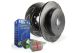 EBC VW Golf MK5 2.0L Turbo GTI (04-09) Front EBC Greenstuff Brake Pads and BSD Slotted Disc Kit