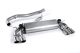Milltek Sport Audi S3 2.0 TFSI Quattro (3DR) (13-17) Cat-Back Exhaust- Non-Resonated- Polished Oval Tips