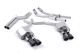 Milltek Sport Audi S6 Quattro (12-17) & S7 SportBack Quattro (S Tronic) (12-17) Cat-Back Exhaust- Non-Resonated- Cerakote Black TIps