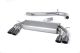 Milltek Sport Audi S3 2.0 TFSI Quattro (3DR) (13-17) Cat-Back Exhaust- Non-Resonated- Cerakote Black Oval Tips