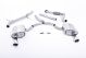 Milltek Sport Audi A4 2.0 TFSI Quattro Saloon  (16-17) Cat-Back Exhaust- Non-Resonated- Polished Trims