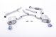 Milltek Sport Audi A4 2.0 TFSI Quattro Saloon  (16-17) Cat-Back Exhaust- Non-Resonated- Burnt Titanium Tips