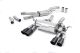 Milltek Sport BMW 3 Series M3 Saloon (14-17) & 4 Series M4 Coupe (14-17) Cat-Back Exhaust- Cerakote Black Tips