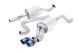Milltek Sport Ford Fiesta 1.0T EcoBoost (100/125/140PS) (13+) Resonated Cat-Back Exhaust- Burnt Titanium Tips