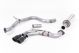 Milltek Sport VW Golf MK7 GTD 2.0 TDI (13-17) Cat-Back Exhaust- Resonated- Cerakote Black Tips