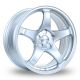 Bola B2R 17x7.5 ET40 4-Hole Wheels- Crystal Silver (72.6mm Centre Bore)