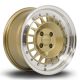 Rota Speciale 15x7 4x100 ET20 Wheel- Gold with Polished Lip