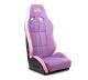NRG Innovations Defender Suspension Bucket Seat with Side Mount Bracket - Purple
