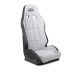 NRG Innovations Defender Suspension Bucket Seat with Side Mount Bracket - Silver