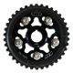 AEM Honda D Series  D15B7, D16A6/Z6 (5 Bolt) - Tru-Time Adjustable Cam Gear - Honda Civic (88-95)/ Del Sol S & Si (93-95) - Black