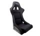 NRG Innovations Black Fibre Glass Bucket Seat (Standard) - Medium