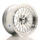 JR Wheels JR10 15x8 ET20 4x100/108- Silver Machined Face