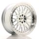 JR Wheels JR10 17x8 ET35 4x100/114.3- Silver Machined Face