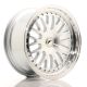 JR Wheels JR10 17x8 ET35 Custom PCD- Silver Machined Face