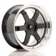 JR Wheels JR12 17x8 ET35 Custom PCD- Gloss Black w/Machined Lip