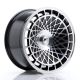 JR Wheels JR14 17x8.5 ET15 Custom PCD- Gloss Black w/Machined Face