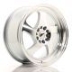 JR Wheels JR15 17x8 ET35 5x100/114.3- Silver Machined Face