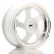 JR Wheels JR15 17x8 ET35 Custom PCD- White w/Machined Lip