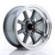 JR Wheels JR19 14x7 ET0 4x100 Gunmetal w/Machined Lip