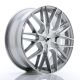 JR Wheels JR28 17x7 ET20-45 Custom PCD- Silver Machined Face
