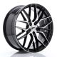 JR Wheels JR28 20x8.5 ET40 5x112- Gloss Black Machined Face