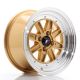 JR Wheels JR31 15x7.5 ET20 4x100- Gold w/Machined Lip