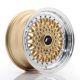 JR Wheels JR9 15x7 ET20 Custom PCD- Gold w/Machined Lip