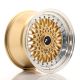 JR Wheels JR9 16x9 ET20 4x100/108- Gold w/Machined Lip