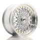 JR Wheels JR9 17x8.5 ET20 4x100/108- Silver w/Machined Lip