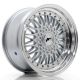 JR Wheels JR9 17x8.5 ET35 5x112/120- Silver w/Machined Lip+Silver Rivets