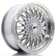 JR Wheels JR9 18x8 ET35 5x112/120- Silver w/Machined Lip