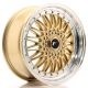 JR Wheels JR9 18x8 ET35 5x100/120- Gold w/Machined Lip