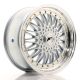 JR Wheels JR9 18x8 ET35 5x100/120- Silver w/Machined Lip
