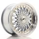 JR Wheels JR9 18x9 ET40 5x112/114.3- Silver w/Machined Lip